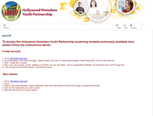 Tablet Screenshot of hhyp.networkofcare4elearning.org